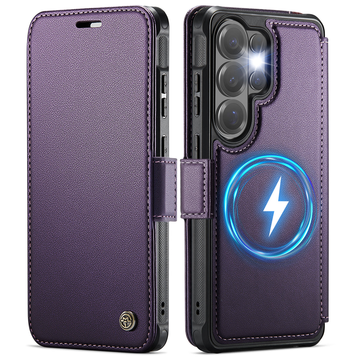 CASEME for Samsung Galaxy S26 Ultra Case  053   Magnetic RFID Blocking Wallet Flip Leather Phone Cover