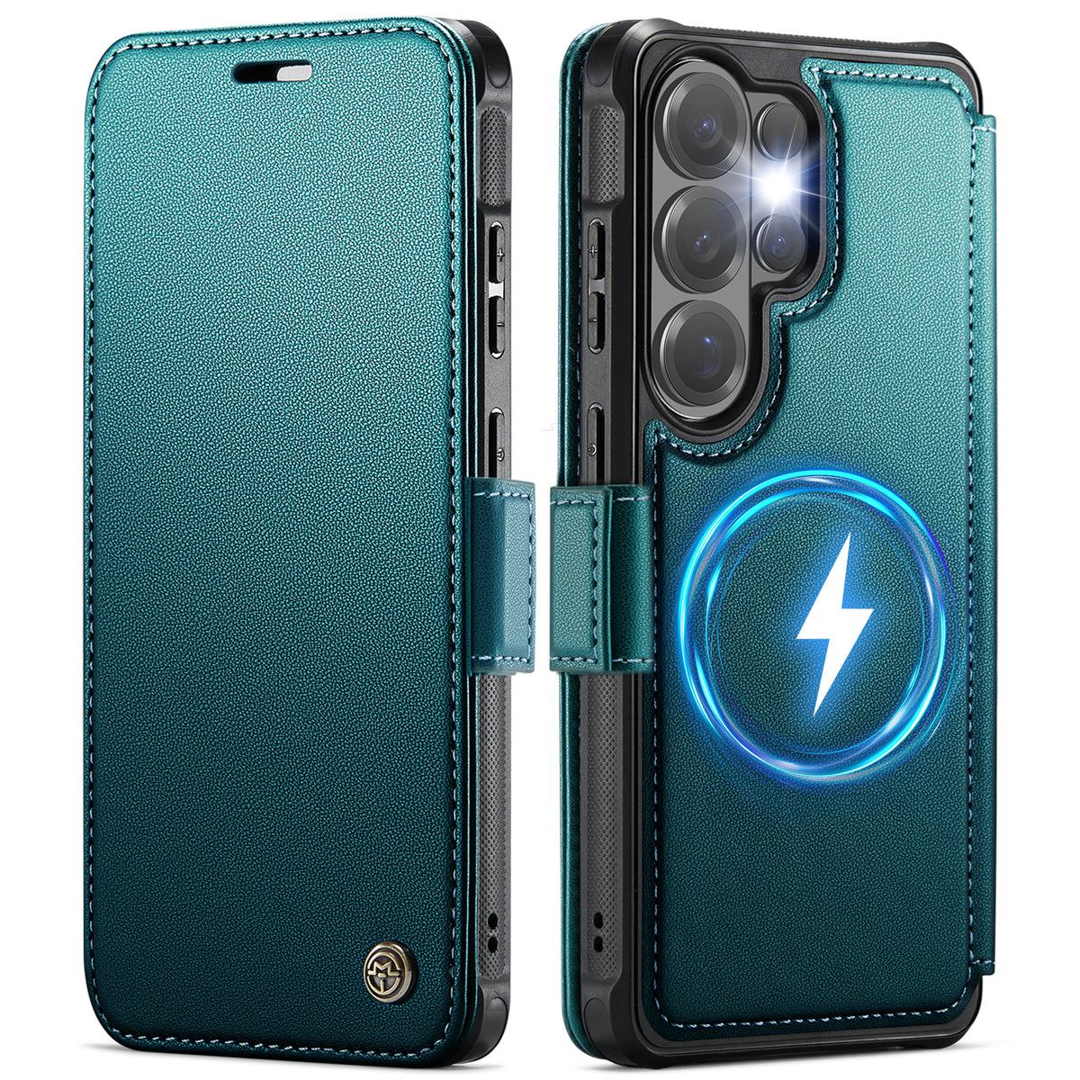 CASEME for Samsung Galaxy S26 Ultra Case  053   Magnetic RFID Blocking Wallet Flip Leather Phone Cover