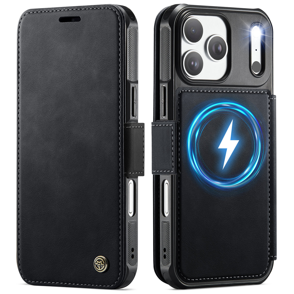 CASEME for iPhone 18 Pro / 17 Pro Case 053 Magnetic RFID Blocking Wallet Flip Leather Phone Cover