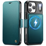 CASEME for iPhone 18 Pro / 17 Pro Case 053 Magnetic RFID Blocking Wallet Flip Leather Phone Cover