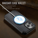 CASEME for iPhone 16 Pro Max Case  053  Magnetic RFID Blocking Wallet Flip Leather Phone Cover