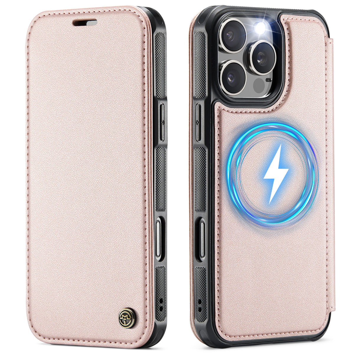 CASEME for iPhone 15 Pro Max Case  053  Magnetic RFID Blocking Wallet Flip Leather Phone Cover