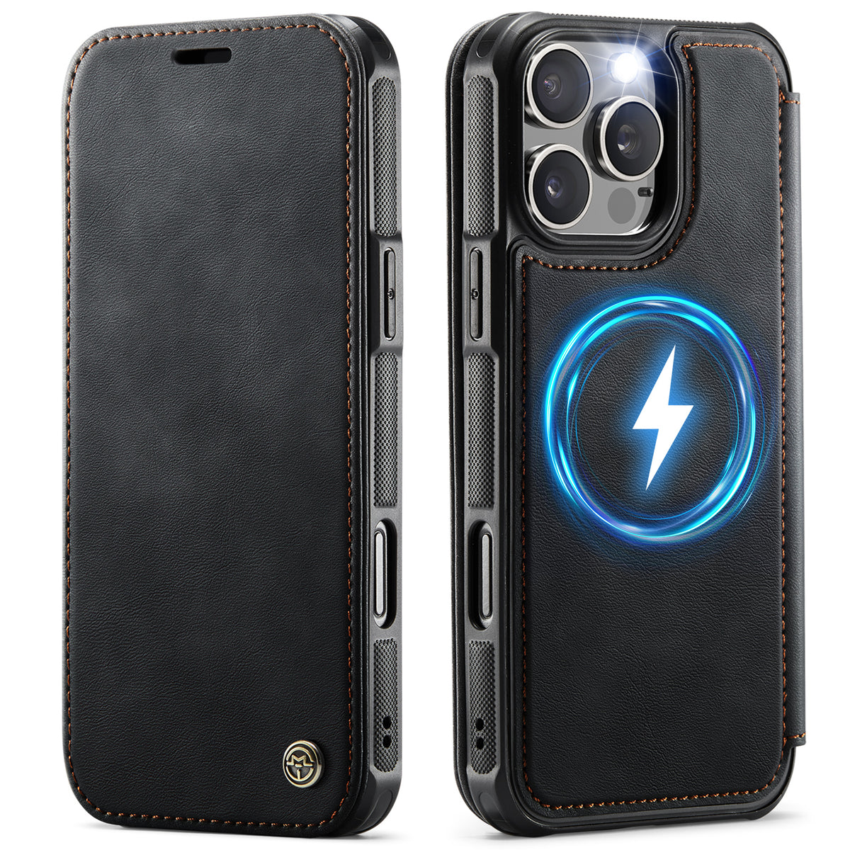 CASEME for iPhone 14 Pro Case  053  Magnetic RFID Blocking Wallet Flip Leather Phone Cover