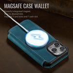 CASEME for iPhone 13 Pro Case  053  Magnetic RFID Blocking Wallet Flip Leather Phone Cover