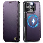 CASEME for iPhone 13 Pro Case  053  Magnetic RFID Blocking Wallet Flip Leather Phone Cover