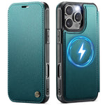 CASEME for iPhone 13 Pro Case  053  Magnetic RFID Blocking Wallet Flip Leather Phone Cover