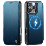 CASEME for iPhone 13 Pro Case  053  Magnetic RFID Blocking Wallet Flip Leather Phone Cover