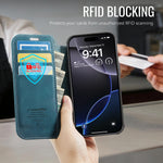 CASEME for iPhone 12 Pro Max Case  053  Magnetic RFID Blocking Wallet Flip Leather Phone Cover