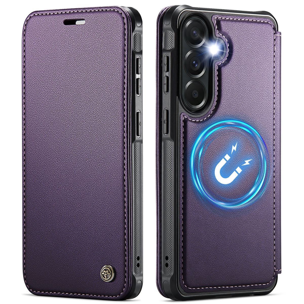 CASEME til Samsung Galaxy A15 5G / Galaxy A15 4G Cover 053 Magnetisk RFID-blokerende pung Flip Læder Telefoncover