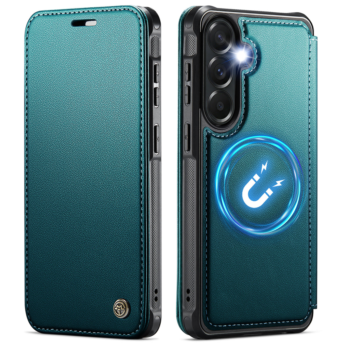 CASEME til Samsung Galaxy A15 5G / Galaxy A15 4G Cover 053 Magnetisk RFID-blokerende pung Flip Læder Telefoncover