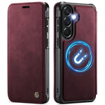 CASEME for Samsung Galaxy A35 5G / Galaxy A55 5G Case  053   Magnetic RFID Blocking Wallet Flip Leather Phone Cover