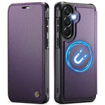 CASEME for Samsung Galaxy A35 5G / Galaxy A55 5G Case  053   Magnetic RFID Blocking Wallet Flip Leather Phone Cover