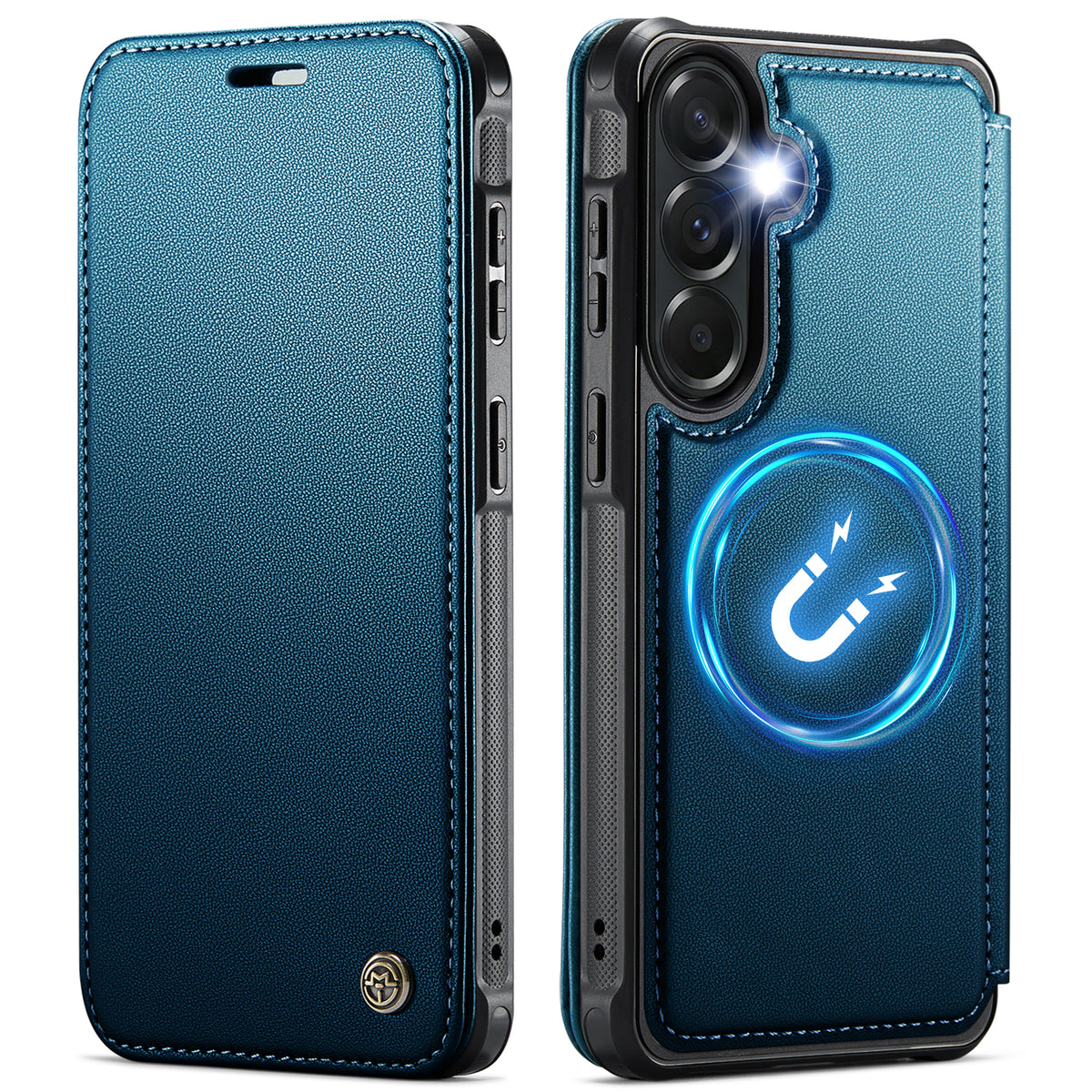 CASEME for Samsung Galaxy A35 5G / Galaxy A55 5G Case  053   Magnetic RFID Blocking Wallet Flip Leather Phone Cover