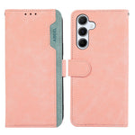 ABEEL For Samsung Galaxy S26 FE Case Color Splicing Leather Flip Phone Cover RFID Blocking