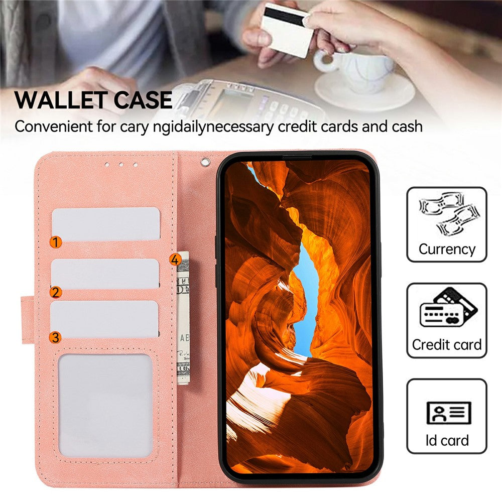 ABEEL For Samsung Galaxy S26 FE Case Color Splicing Leather Flip Phone Cover RFID Blocking