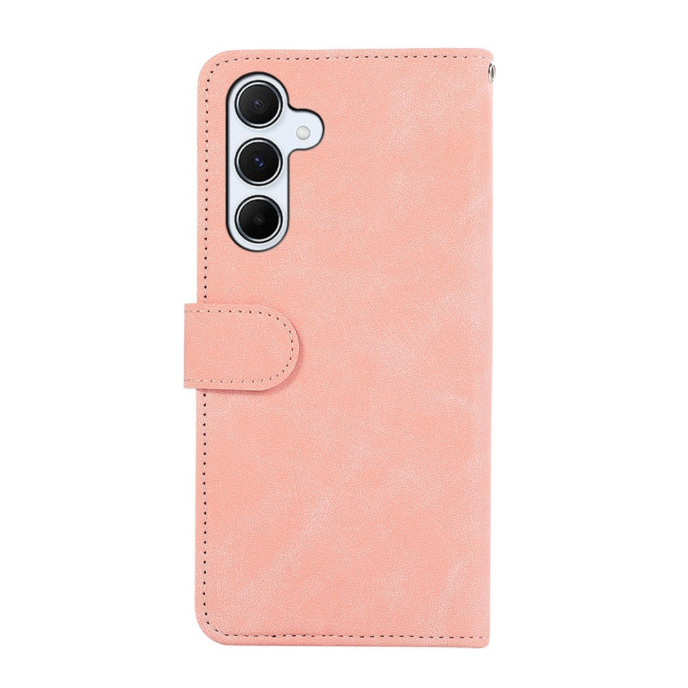 ABEEL For Samsung Galaxy S26 FE Case Color Splicing Leather Flip Phone Cover RFID Blocking