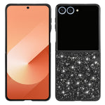 For Samsung Galaxy Z Flip8 Case Electroplating TPU + PC Sparkling Glitter Phone Back Cover