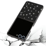 For Samsung Galaxy Z Flip8 Case Electroplating TPU + PC Sparkling Glitter Phone Back Cover