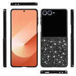 For Samsung Galaxy Z Flip8 Case Electroplating TPU + PC Sparkling Glitter Phone Back Cover
