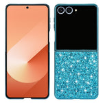 For Samsung Galaxy Z Flip8 Case Electroplating TPU + PC Sparkling Glitter Phone Back Cover