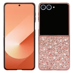 For Samsung Galaxy Z Flip8 Case Electroplating TPU + PC Sparkling Glitter Phone Back Cover