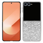 For Samsung Galaxy Z Flip8 Case Electroplating TPU + PC Sparkling Glitter Phone Back Cover