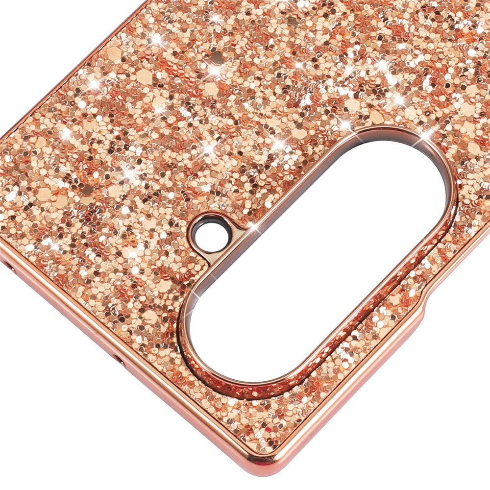 For Samsung Galaxy Z Fold8 Ultra Case Electroplating TPU + PC Sparkling Glitter Phone Back Cover