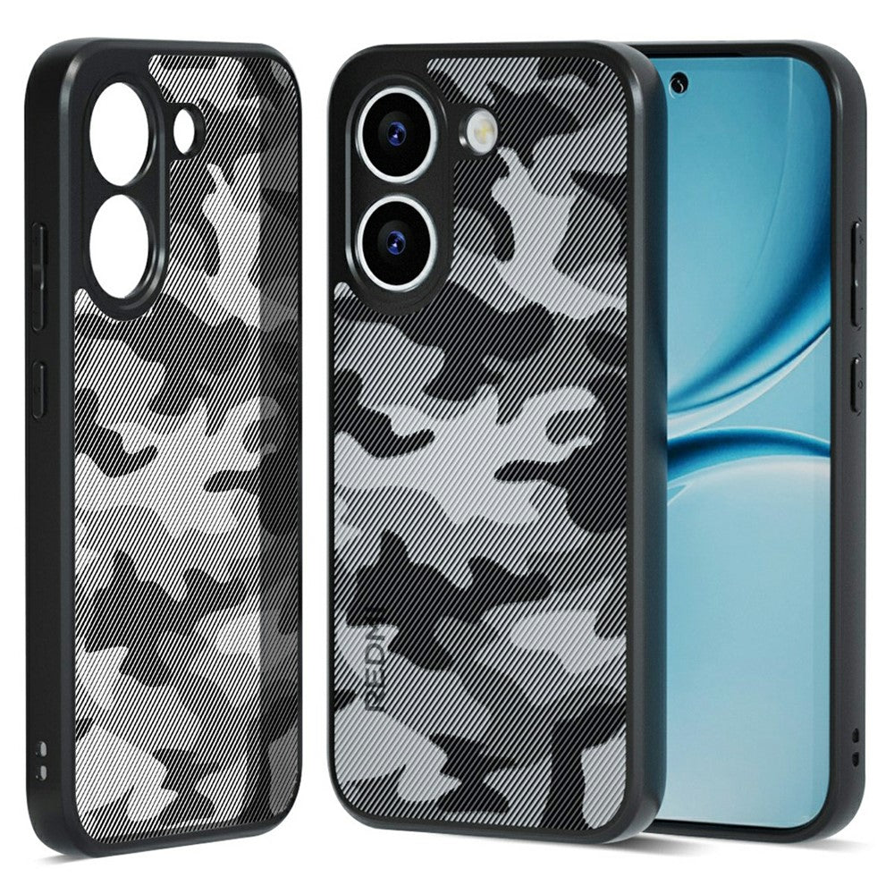 IBMRS For Xiaomi Poco X8 Pro 5G Case Soft TPU Frame Hard PC Back Anti-Fall Phone Cover