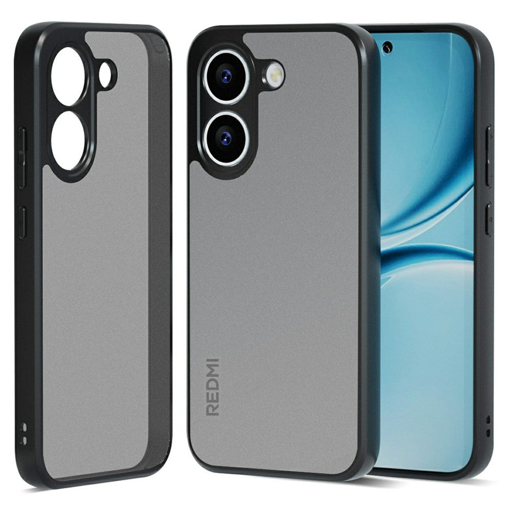 IBMRS For Xiaomi Poco X8 Pro 5G Case Soft TPU Frame Hard PC Back Anti-Fall Phone Cover