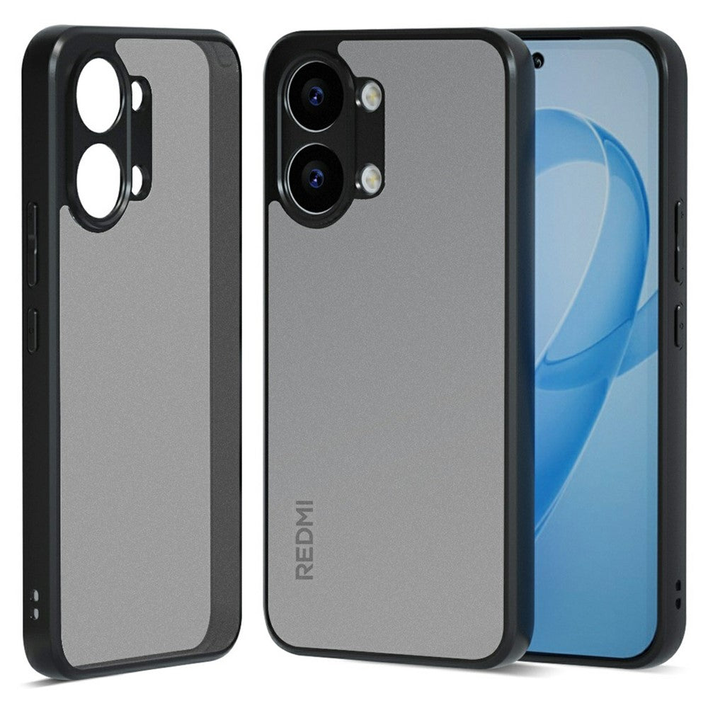 IBMRS For Xiaomi Poco X8 Pro Max 5G Case Soft TPU Frame Hard PC Back Anti-Fall Phone Cover