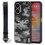 IBMRS Mobile Cover for Xiaomi Redmi 15a 5G Soft TPU + Hard PC Case with Wrist Strap (Precision Cutouts)
