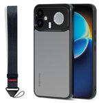 IBMRS mobilskal för Xiaomi Redmi K90 Max 5G mjukt TPU + hårt PC-skal med handledsrem (precisionsutskärningar)
