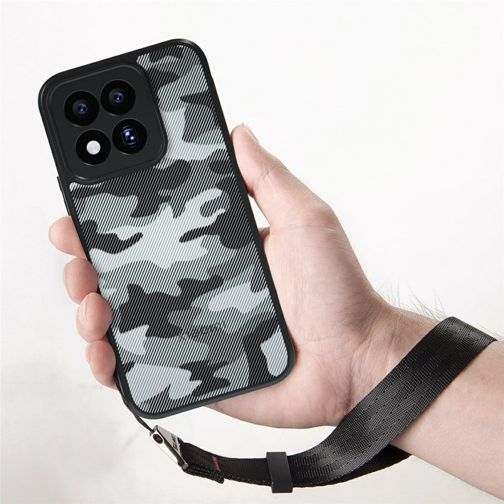 IBMRS Mobile Cover for Xiaomi 17 Max Soft TPU + Hard PC Case with Wrist Strap (Precision Cutouts)