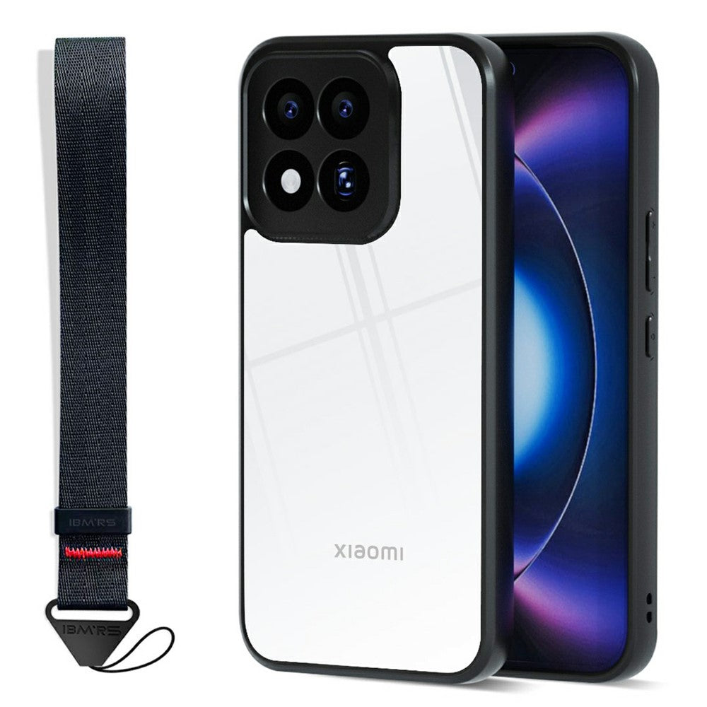 IBMRS Mobile Cover for Xiaomi 17 Max Soft TPU + Hard PC Case with Wrist Strap (Precision Cutouts)
