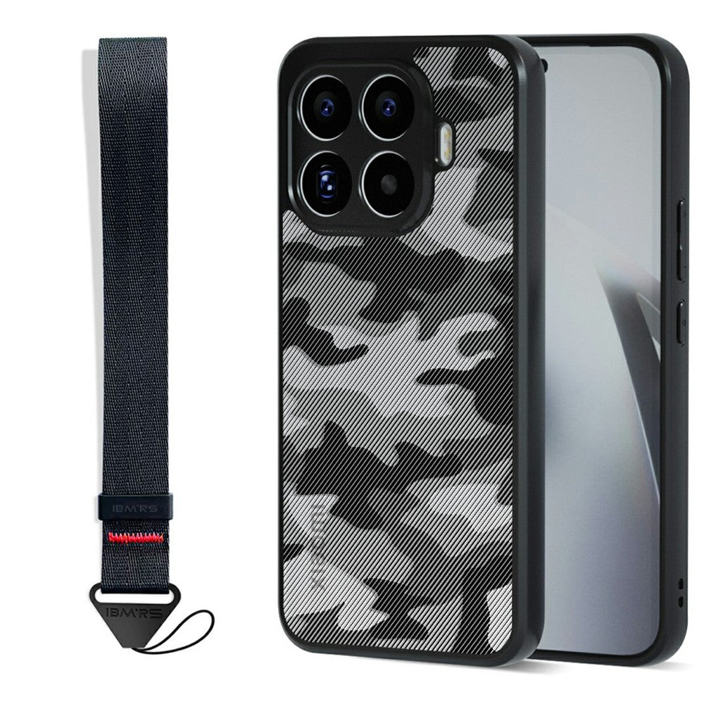 IBMRS Mobile Cover for Xiaomi 17T Pro Soft TPU + Hard PC Case with Wrist Strap (Precision Cutouts)