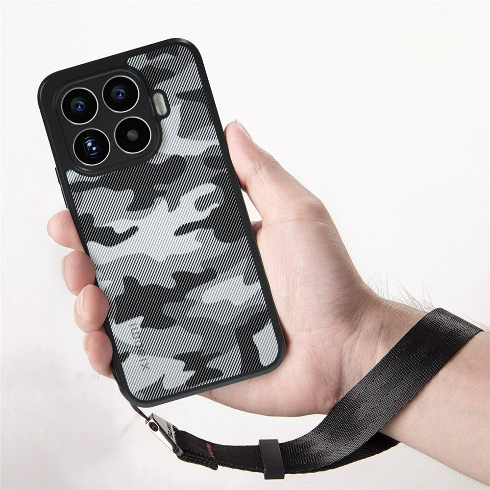 IBMRS Mobile Cover for Xiaomi 17T Pro Soft TPU + Hard PC Case with Wrist Strap (Precision Cutouts)