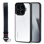 IBMRS Mobile Cover for Xiaomi 17T Pro Soft TPU + Hard PC Case with Wrist Strap (Precision Cutouts)