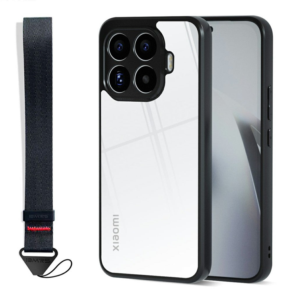 IBMRS Mobile Cover for Xiaomi 17T Pro Soft TPU + Hard PC Case with Wrist Strap (Precision Cutouts)