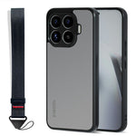 IBMRS Mobile Cover for Xiaomi 17T Pro Soft TPU + Hard PC Case with Wrist Strap (Precision Cutouts)