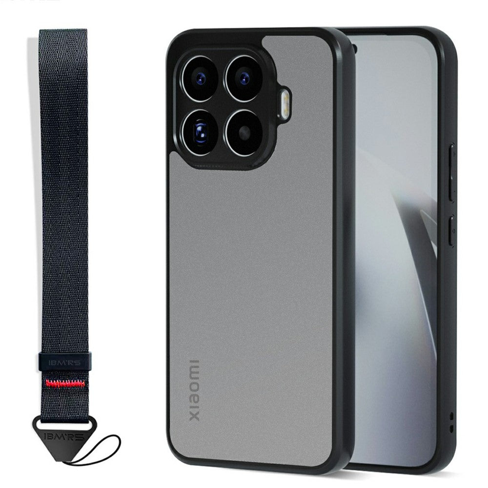 IBMRS Mobile Cover for Xiaomi 17T Pro Soft TPU + Hard PC Case with Wrist Strap (Precision Cutouts)