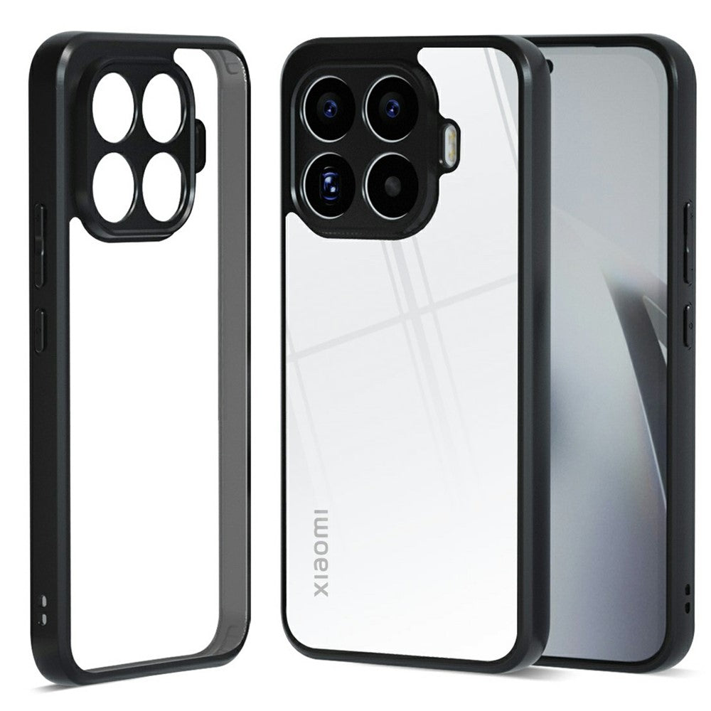 IBMRS For Xiaomi 17T Case Soft TPU Frame Hard PC Back Anti-Fall Phone Cover