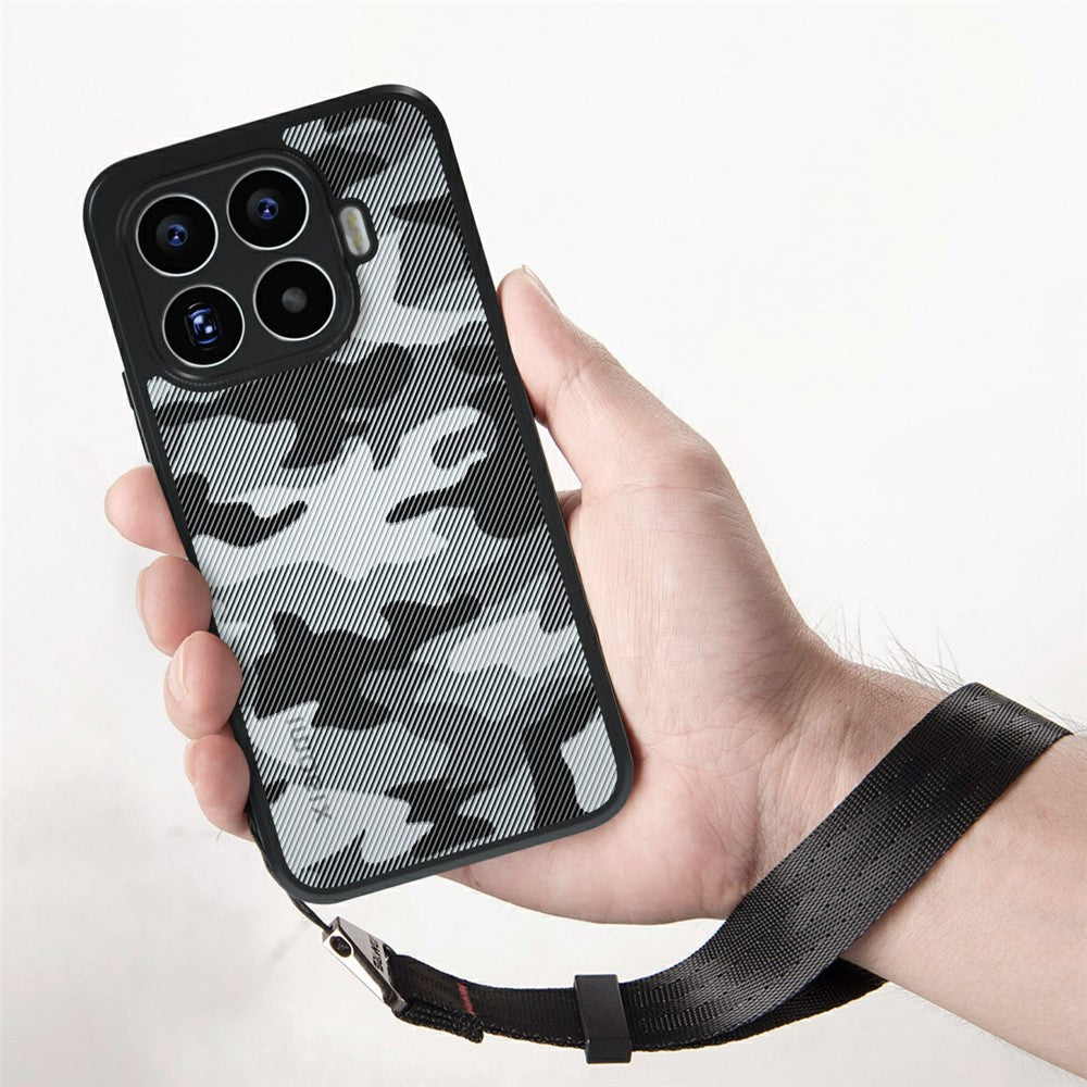 IBMRS Mobile Cover for Xiaomi 17T Soft TPU + Hard PC Case with Wrist Strap (Precision Cutouts)
