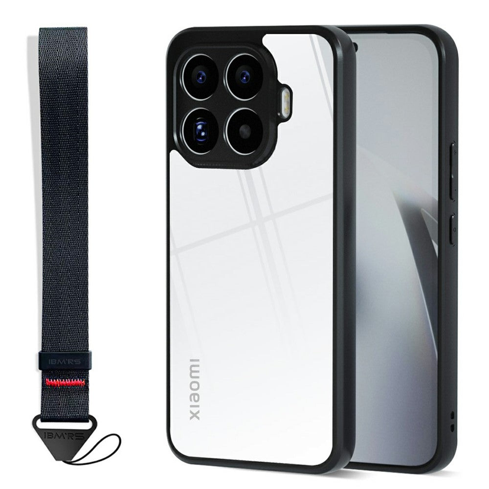 IBMRS Mobile Cover for Xiaomi 17T Soft TPU + Hard PC Case with Wrist Strap (Precision Cutouts)
