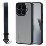 IBMRS Mobile Cover for Xiaomi 17T Soft TPU + Hard PC Case with Wrist Strap (Precision Cutouts)