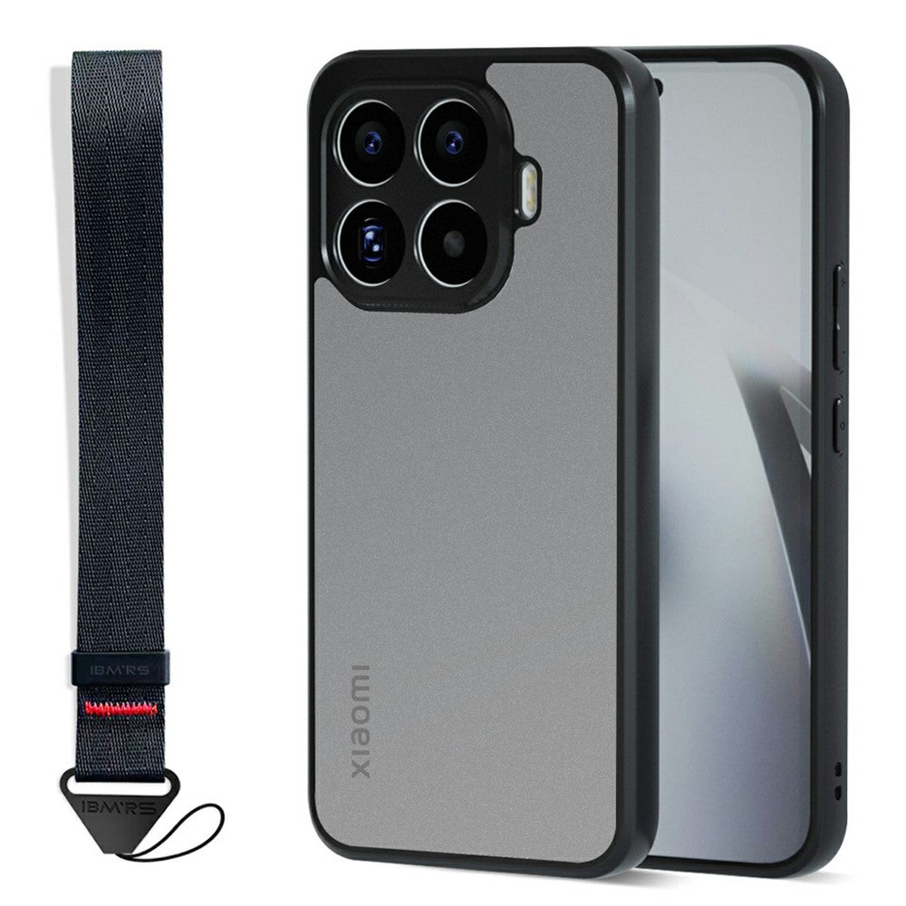 IBMRS Mobile Cover for Xiaomi 17T Soft TPU + Hard PC Case with Wrist Strap (Precision Cutouts)