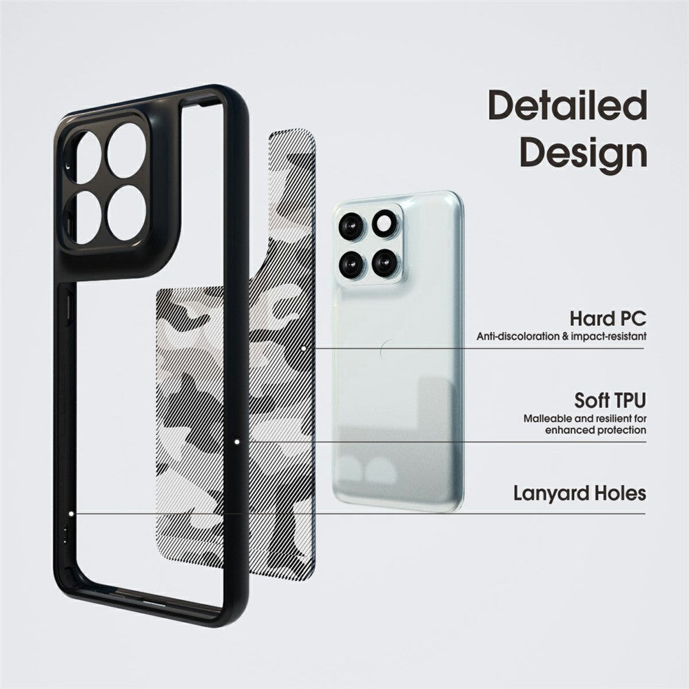 IBMRS For Motorola Edge 70 Fusion+ 5G  /  70 Fusion 5G Case Soft TPU Frame Hard PC Back Anti-Fall Phone Cover