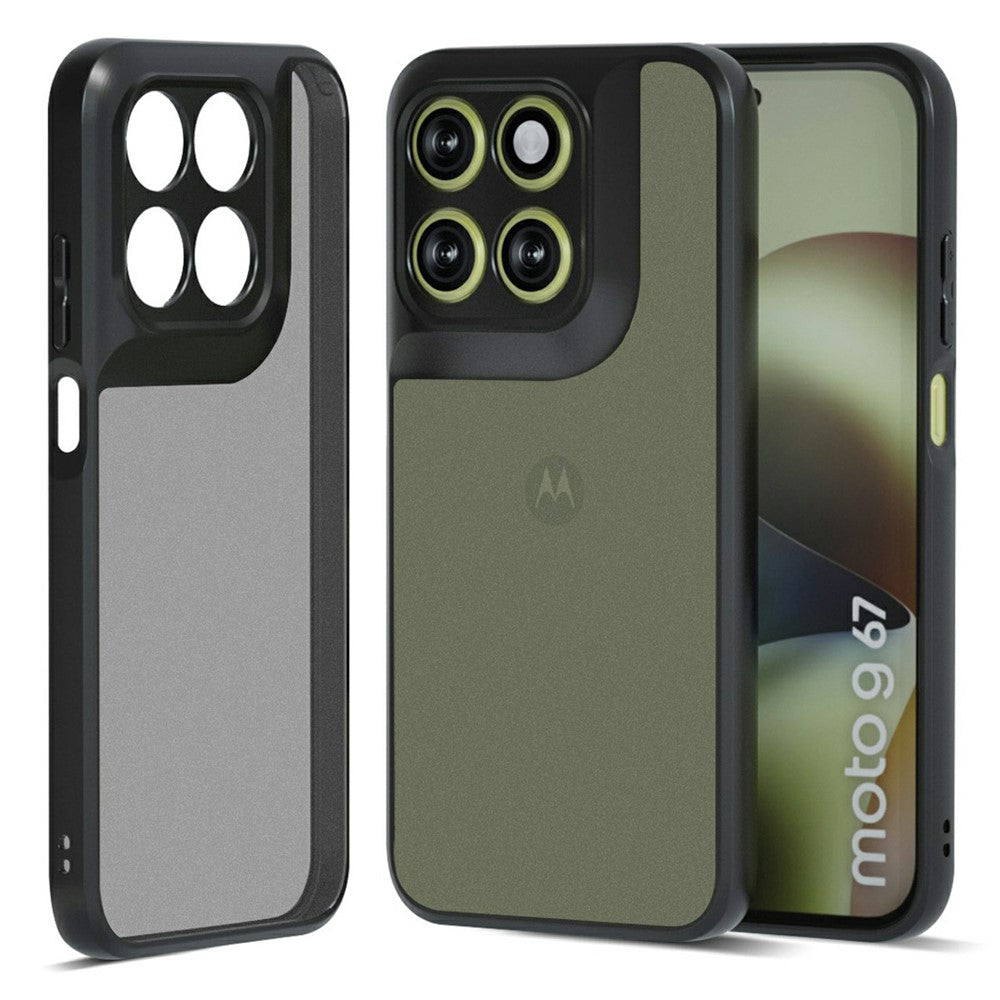 IBMRS For Motorola Moto G77 5G / G67 5G Case Soft TPU Frame Hard PC Back Anti-Fall Phone Cover