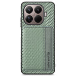 For Xiaomi 17T Pro Case RFID Blocking Carbon Fiber Leather Phone Back Cover with Card Holder