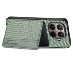 For Xiaomi 17T Pro Case RFID Blocking Carbon Fiber Leather Phone Back Cover with Card Holder