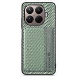 For Xiaomi 17T Case RFID Blocking Carbon Fiber Leather Phone Back Cover with Card Holder